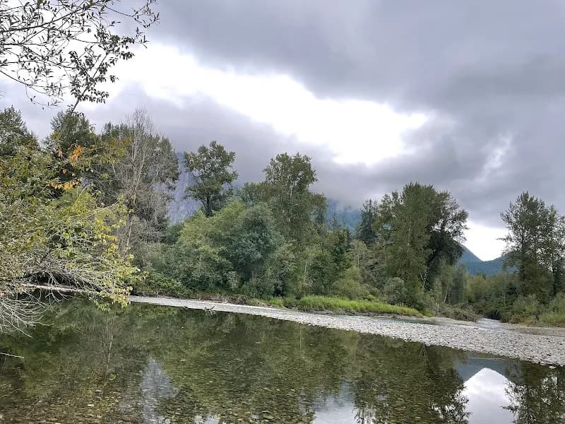 View of Three Forks Natural Area in Snoqualmie, WA
