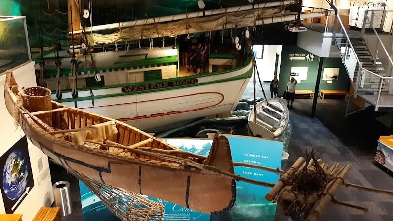 View of Thunder Bay National Marine Sanctuary in Cheboygan, MI