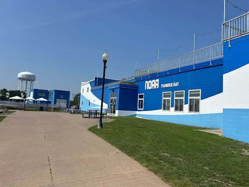 View of Thunder Bay National Marine Sanctuary in Cheboygan, MI