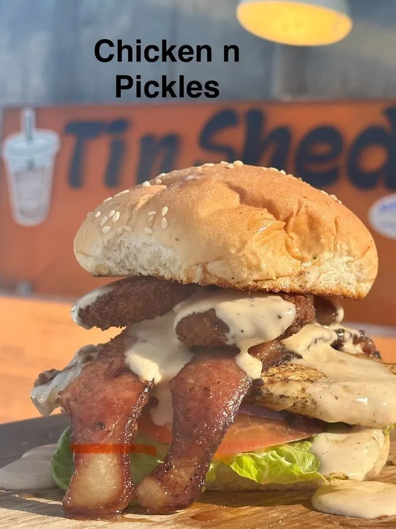 View of Tin Shed Grill in Stowe, VT