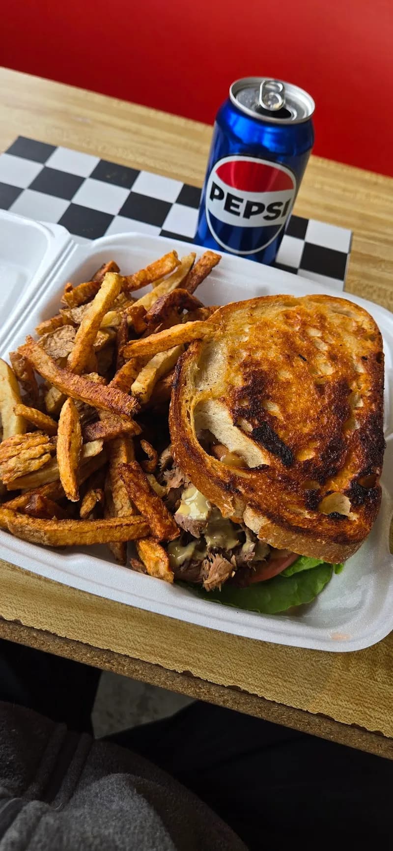View of Tin Shed Grill in Stowe, VT