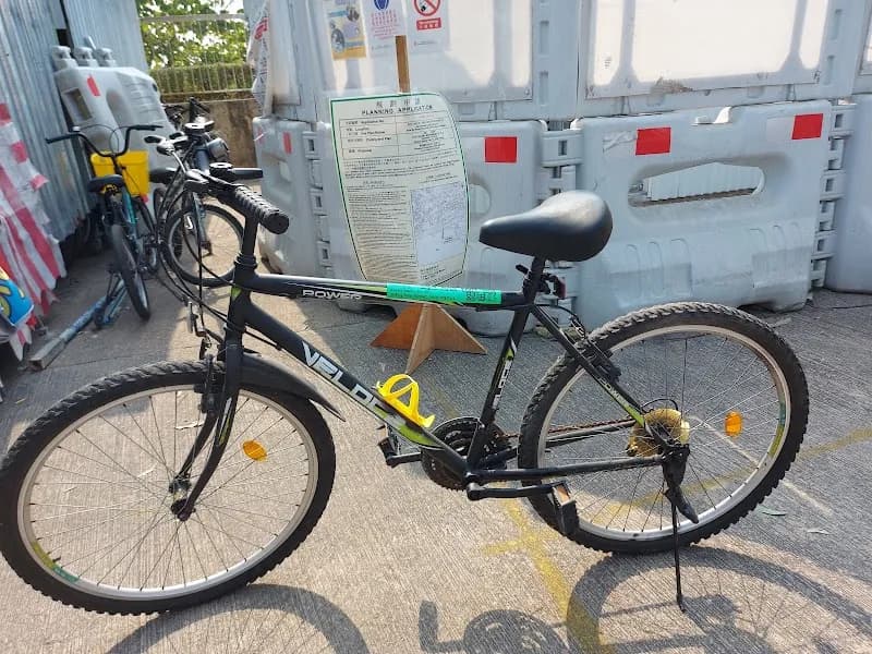 View of Ting Kok Road Cycling Track in Tai Po, HK