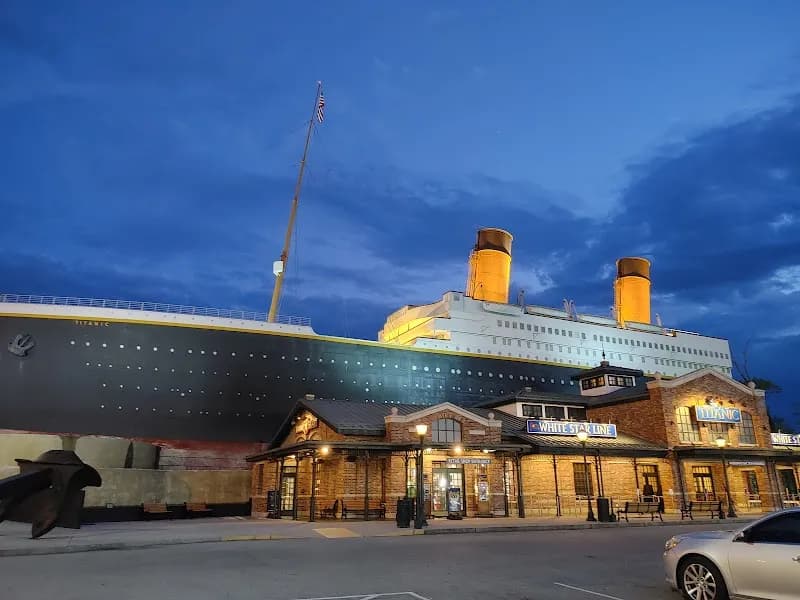 View of Titanic Museum Attraction in Pigeon Forge, TN