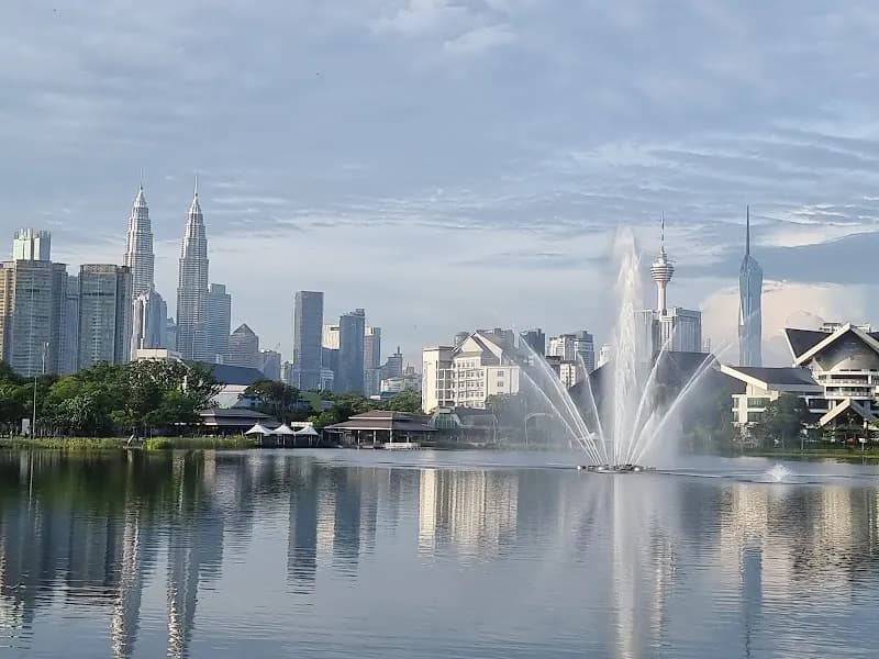 Titiwangsa Lake Gardens park in Kuala Lumpur, KL