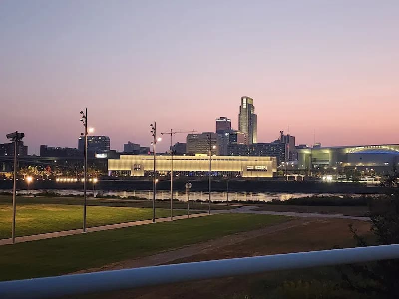 View of Tom Hanafan River's Edge Park in Council Bluffs, IA