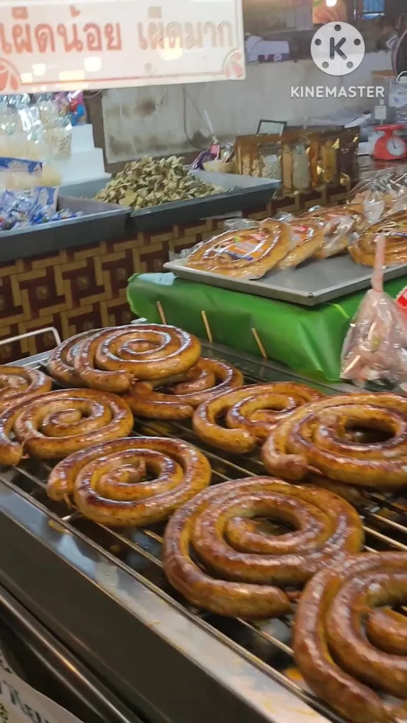 View of Ton Phayom Fresh Market in Muang Chiang Mai, CM