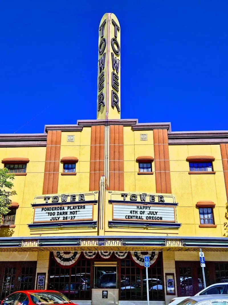 View of Tower Theatre in Bend, OR