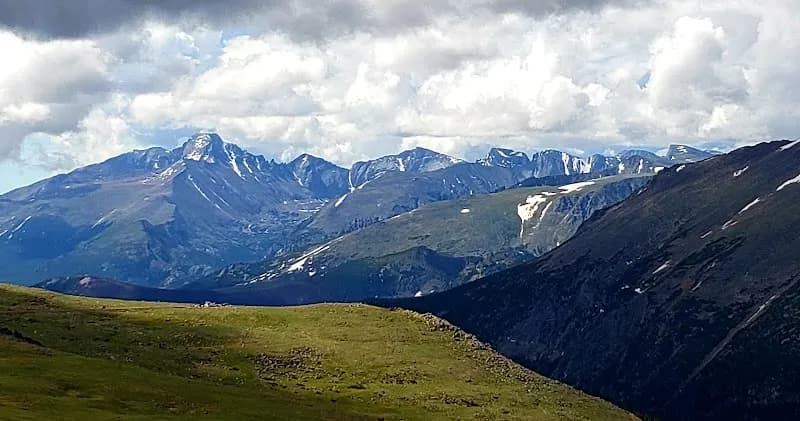 View of Trail Ridge Road in Estes Park, CO
