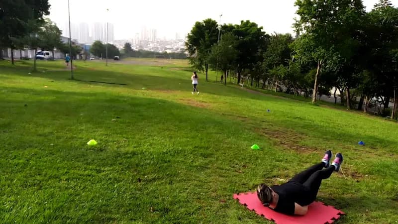 View of Transguarulhense Linear Park in Guarulhos, SP