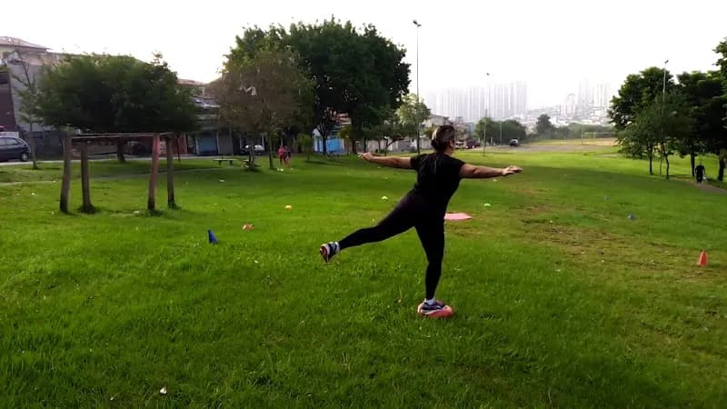View of Transguarulhense Linear Park in Guarulhos, SP