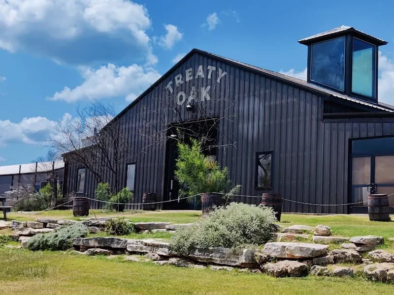 View of Treaty Oak Distilling in Tarrytown, TX