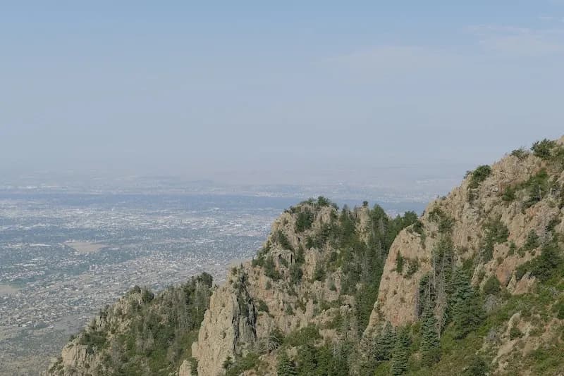 View of Tree Spring Trail in Cedar Crest, NM