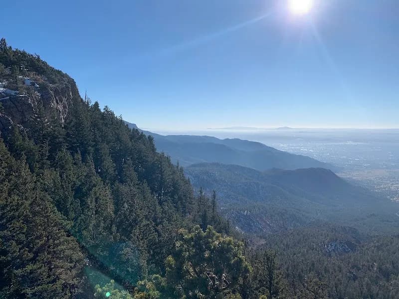 View of Tree Spring Trail in Cedar Crest, NM