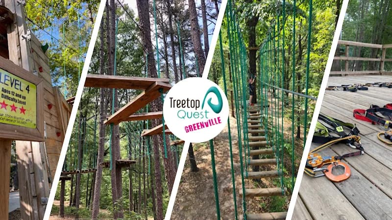 Treetop Quest Greenville amusement park in Greenville, SC