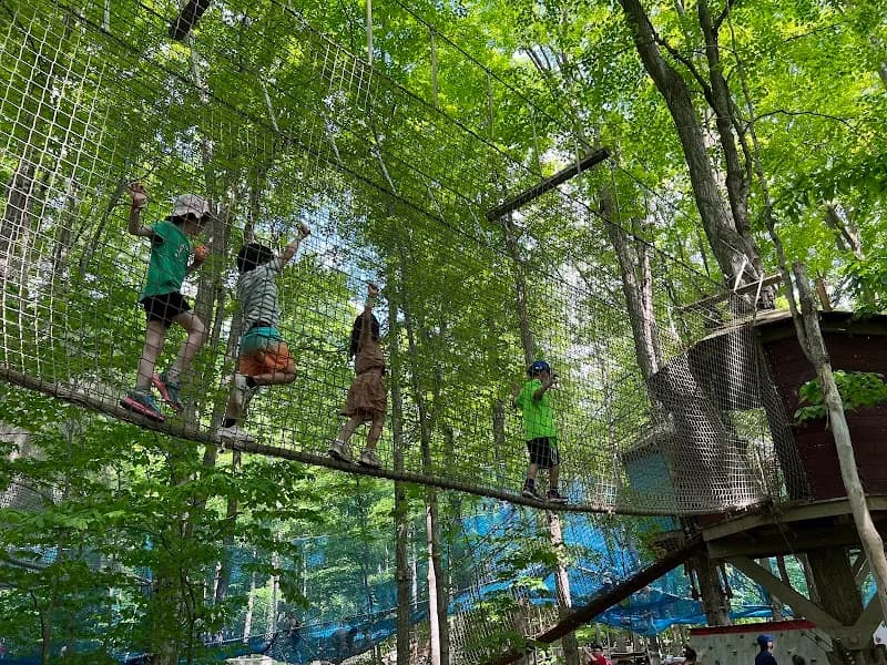Treetop Trekking Stouffville amusement park in Vaughan, ON