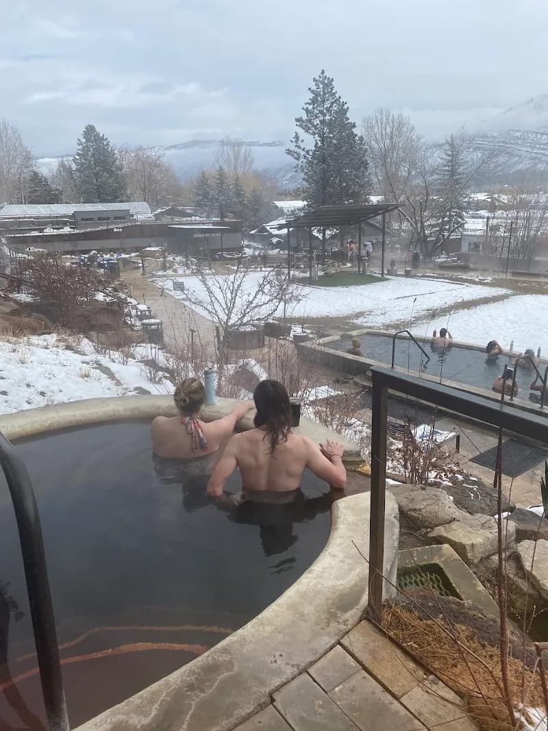 Trimble Hot Springs river in Durango, CO