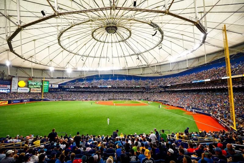 Tropicana Field stadium in St. Petersburg, FL