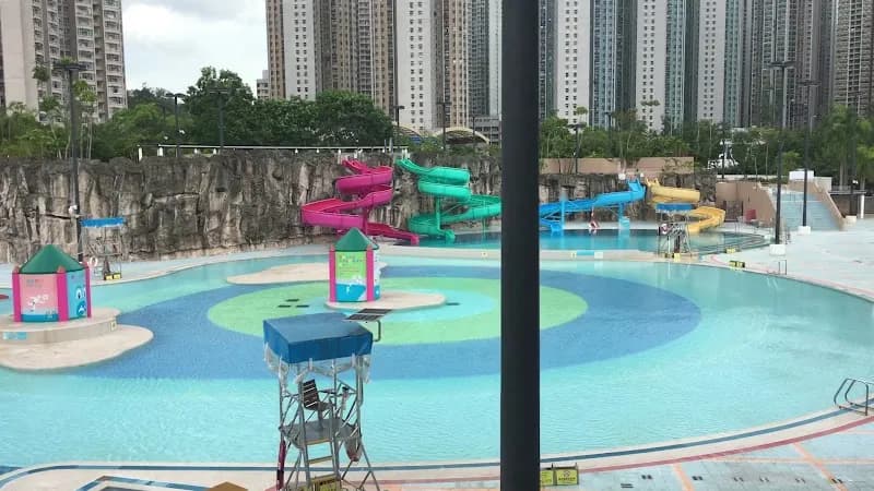 View of Tseung Kwan O Swimming Pool in Tseung Kwan O, HK