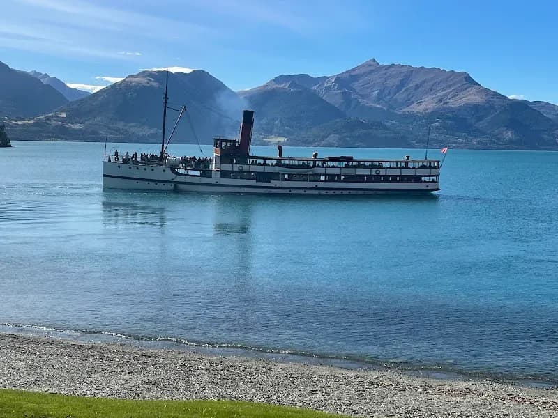 View of TSS Earnslaw Vintage Steamship in Queenstown, OTG