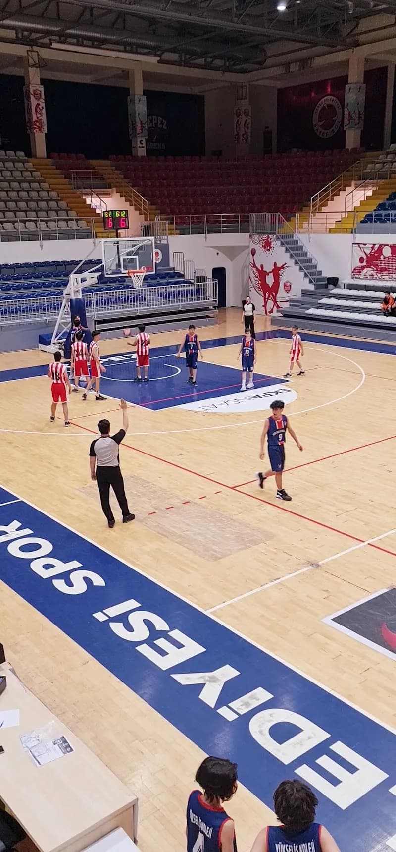 View of Turgut Özal Gym in Gündoğdu, Antalya
