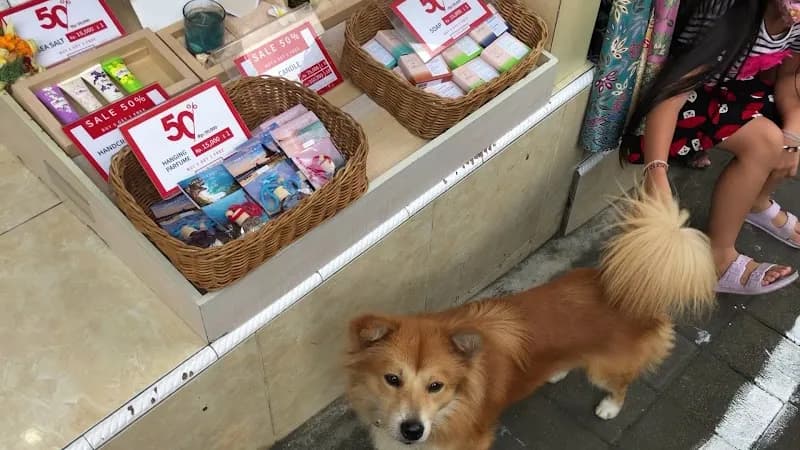 View of Ubud Art Market in Bali, BA