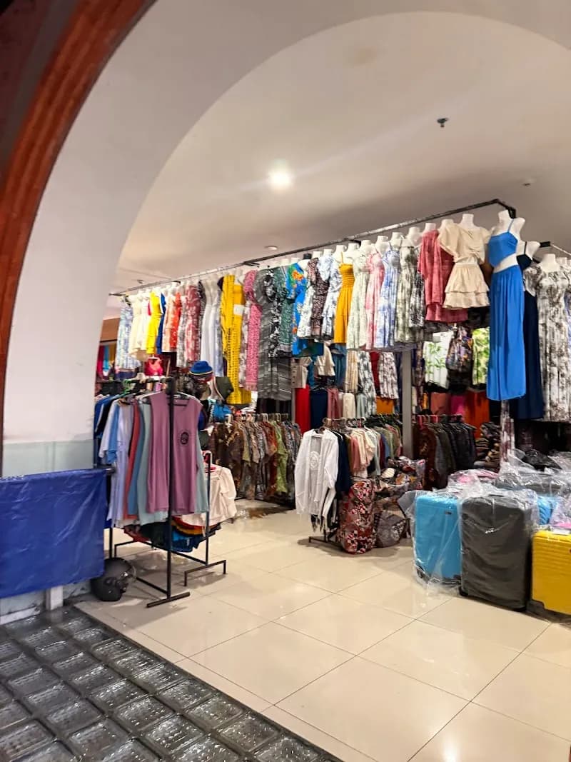 View of Ubud Art Market in Bali, BA