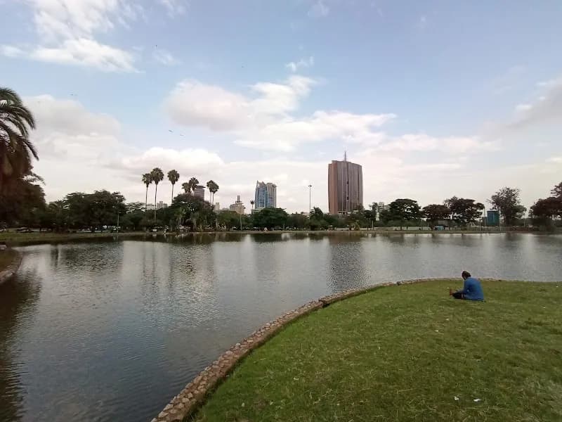View of Uhuru Park View Point in Upperhill, Nairobi