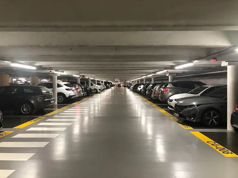 Underground parking garage - 't Zand parking garage in Bruges, WV