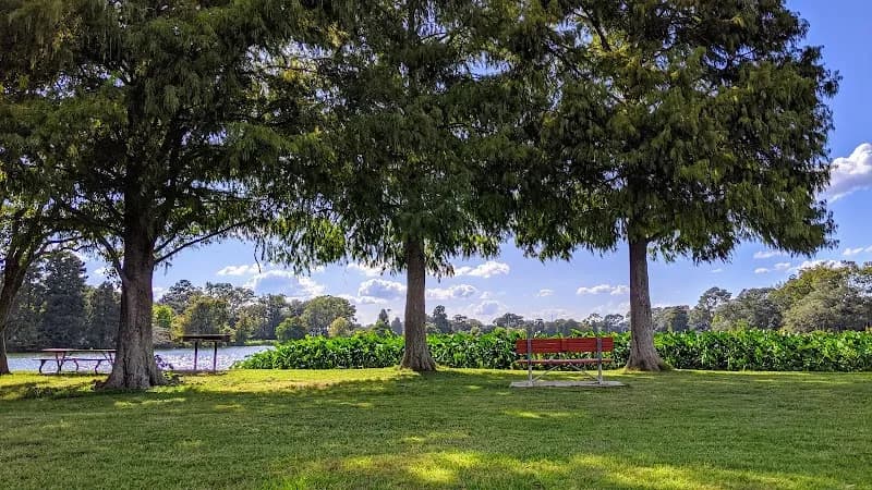 View of University Lakes in University, LA