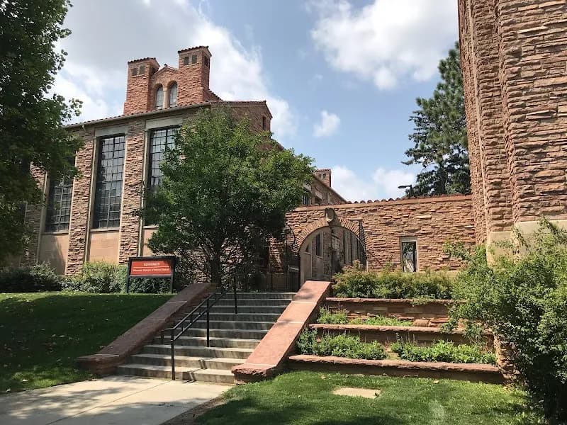 View of University of Colorado Museum of Natural History in Boulder, CO