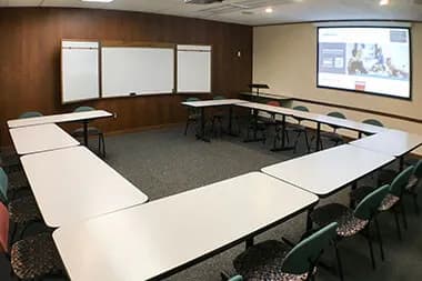 View of Upper Arlington Public Library: Tremont Road Branch in Upper Arlington, OH