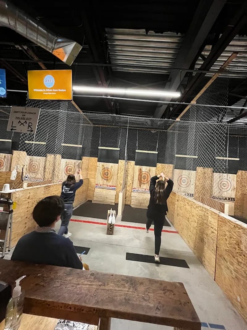 View of Urban Axes - Axe Throwing in Boston, MA