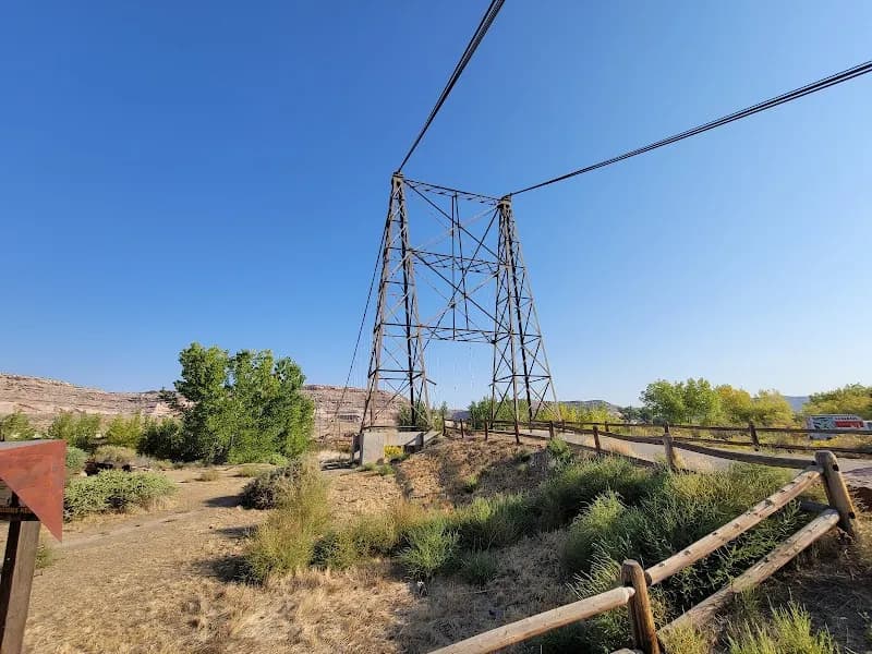 View of Utah 128 in Moab, UT