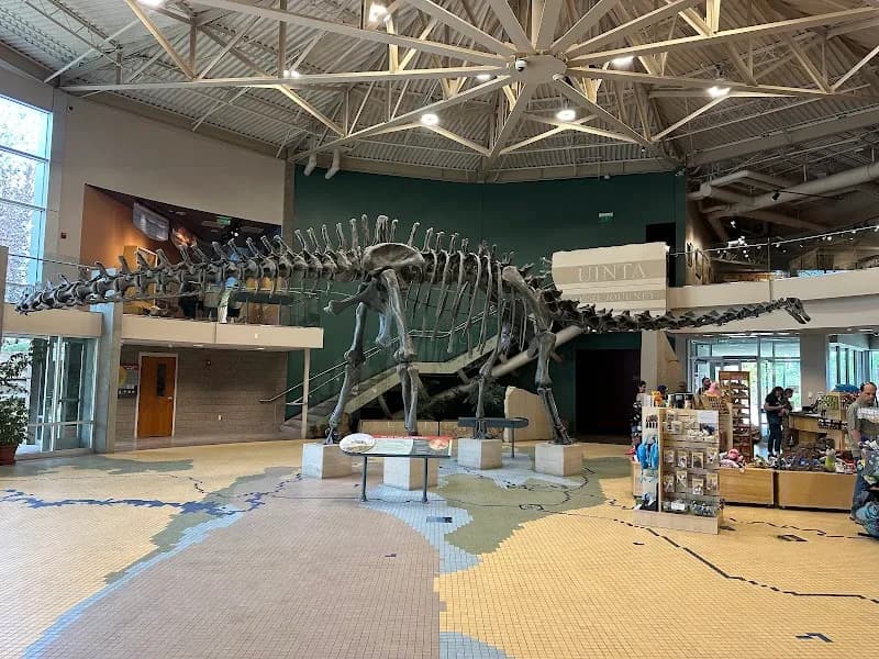 View of Utah Field House of Natural History State Park Museum in Moab, UT