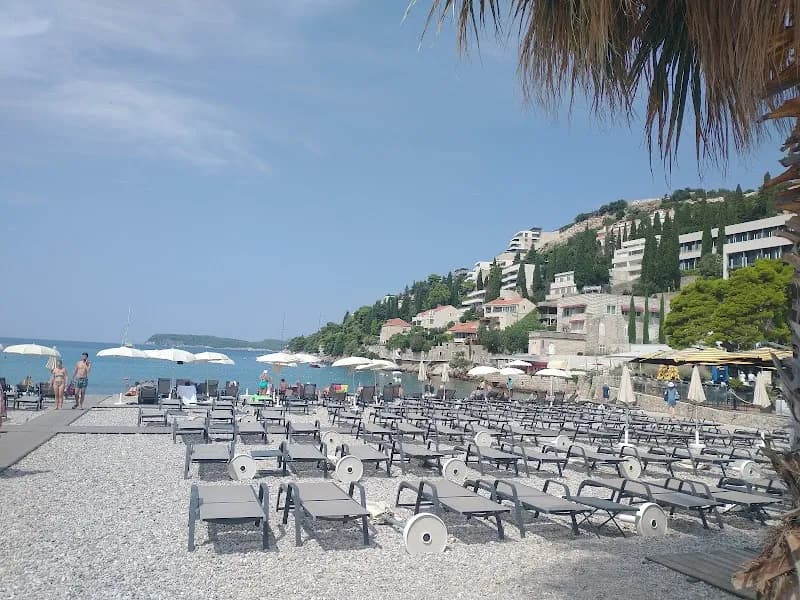 View of Uvala Lapad Beach in Dubrovnik, DN