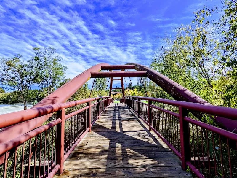 View of Vasona Lake County Park in San Jose, CA