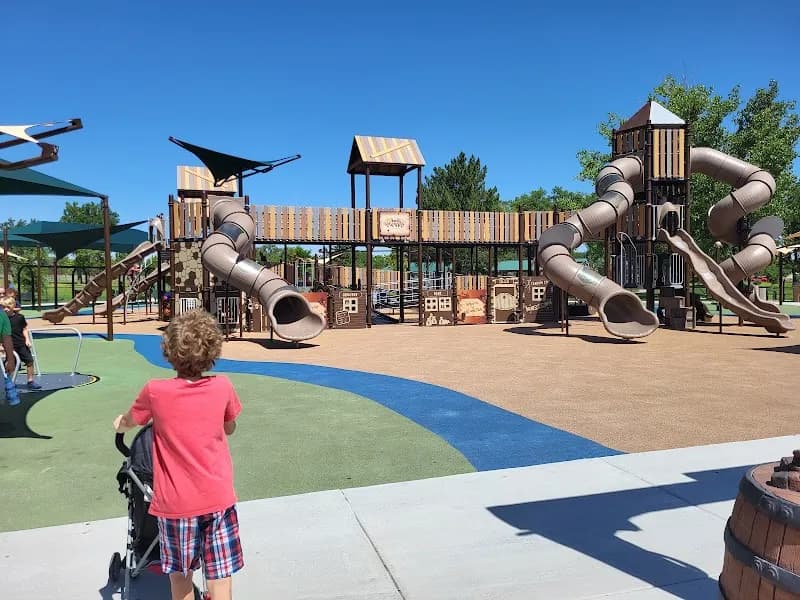 View of Veterans Memorial Park in Herriman, UT
