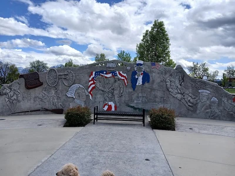 View of Veterans Memorial Park in Herriman, UT