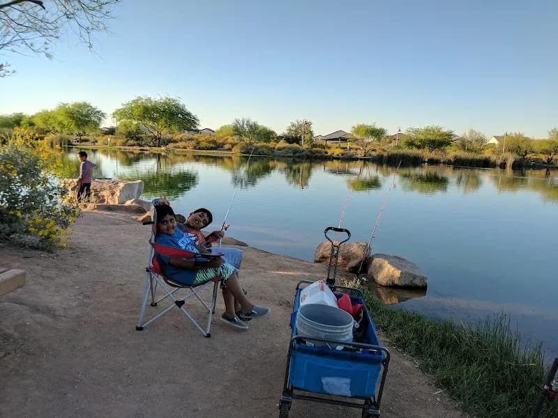 View of Veterans Oasis Park in Chandler, AZ