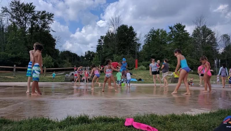 View of Veterans Way Park Playground in Hudson, OH