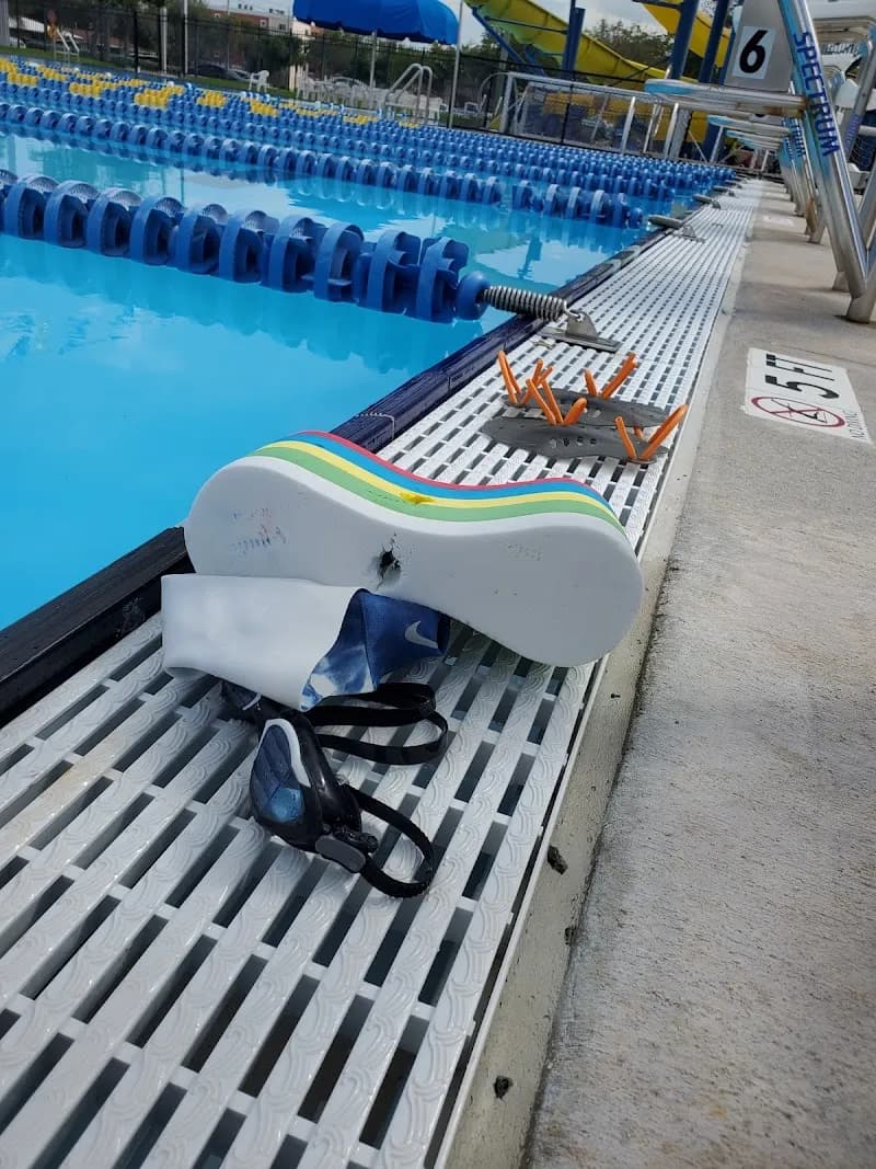 View of Victory Park Pool in North Miami Beach, FL