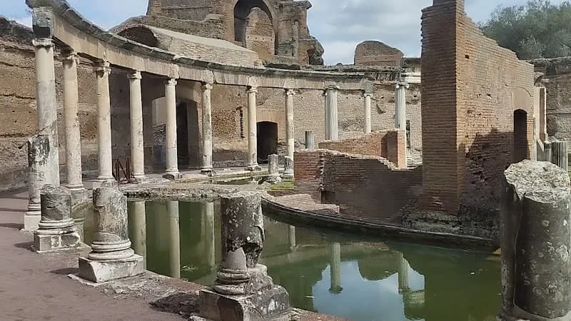 View of Villa Adriana in Tivoli, Lazio