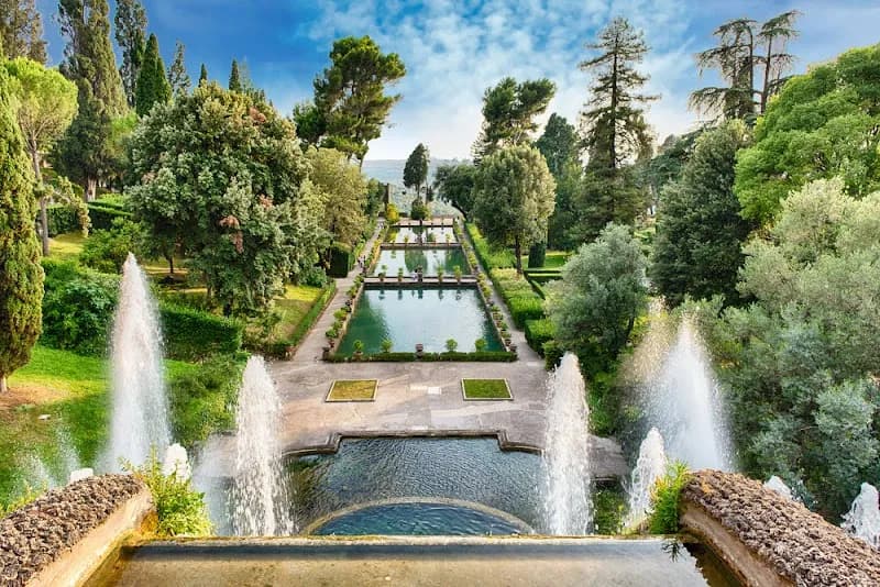 Villa d'Este tourist attraction in Tivoli, Lazio
