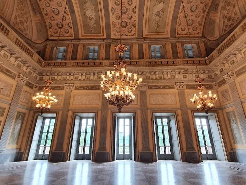 View of Villa Reale di Monza in Monza, Lombardy