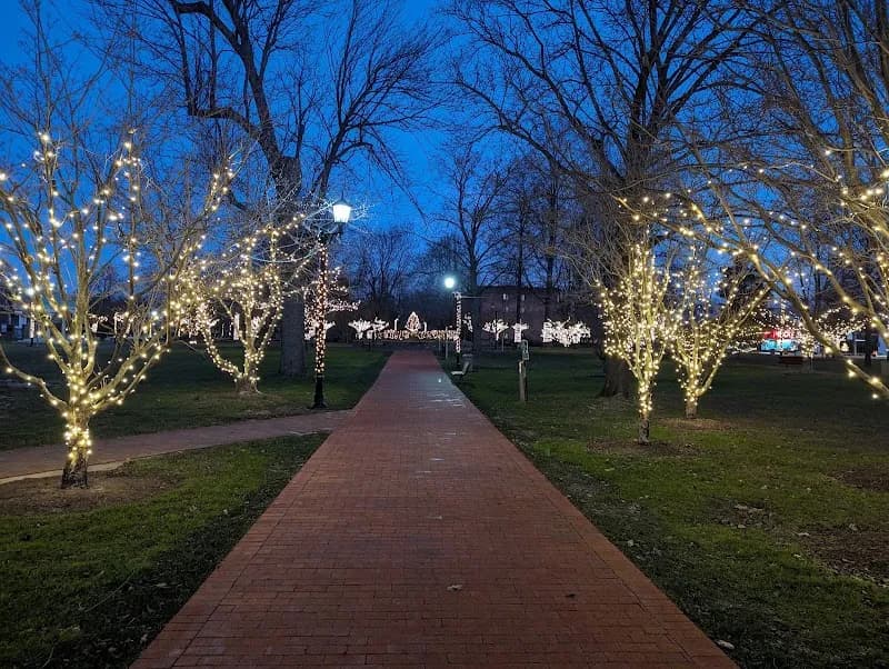 View of Village Green Park in Great Neck, NY