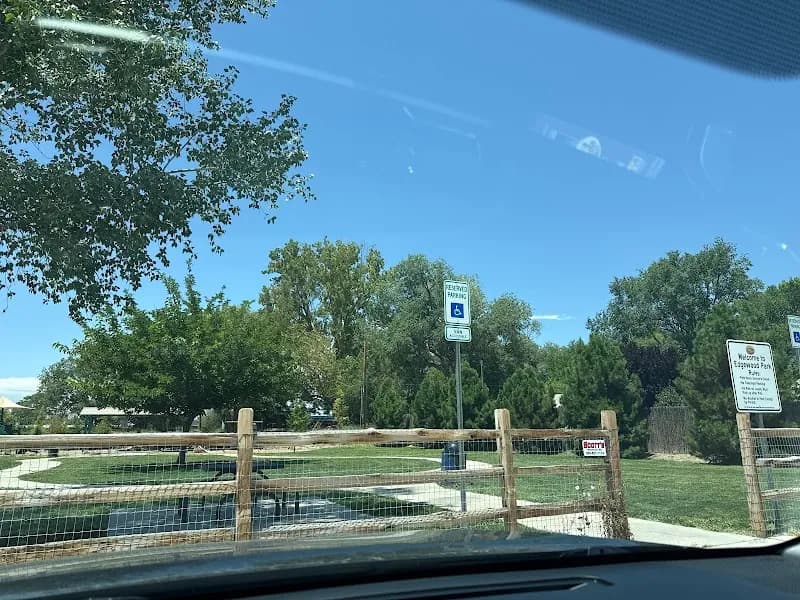 View of Village Park in Los Ranchos de Albuquerque, NM
