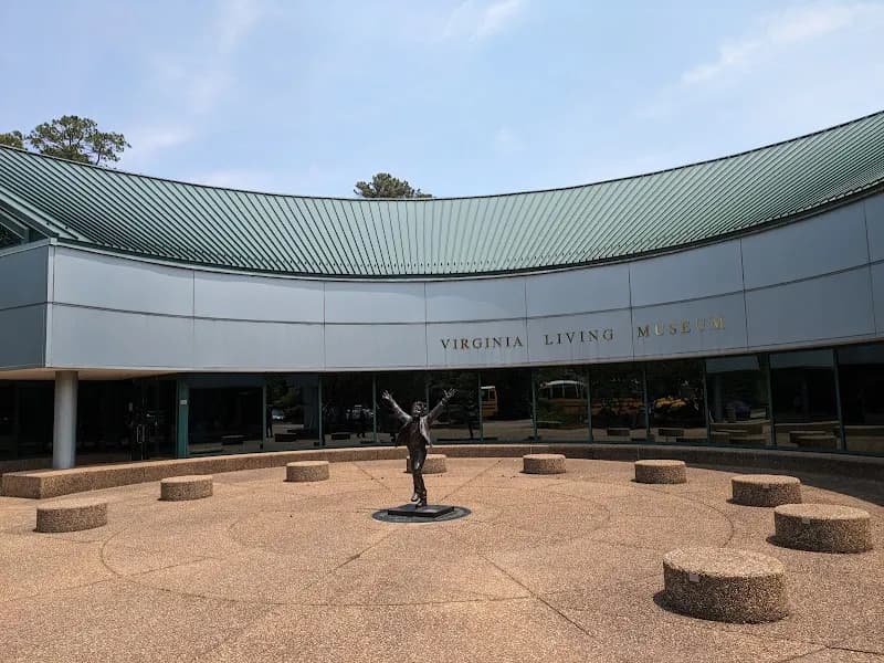 View of Virginia Living Museum in Williamsburg, VA