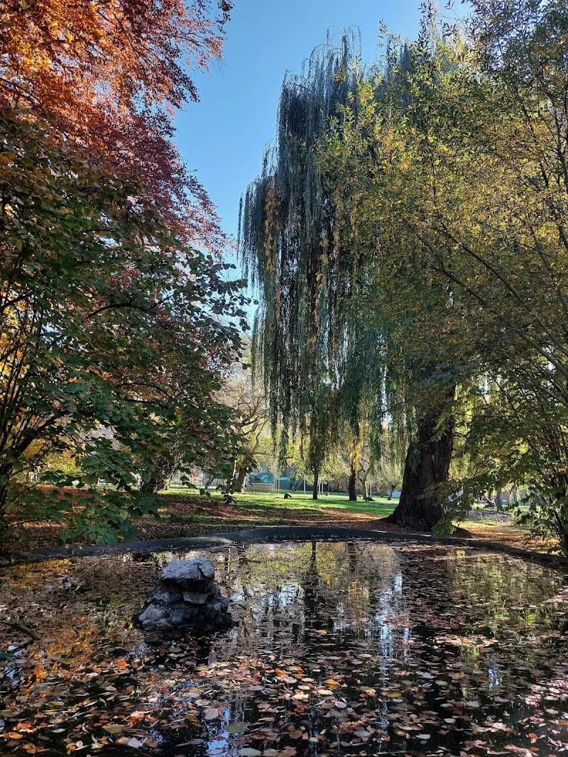 Vojanovy sady park in Smíchov, CZ