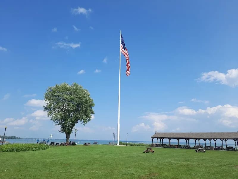 View of Walter & Mary Burke Park in New Baltimore, MI