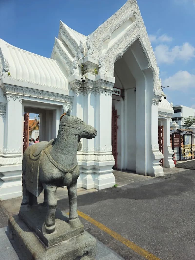 View of Wat Benchamabophit Dusitwanaram in Rama IX, BKK